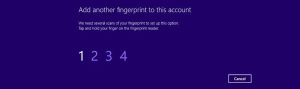 Registrar Su Huella Dactilar