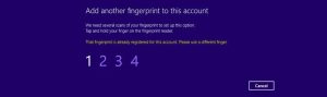 Registrar Su Huella Dactilar